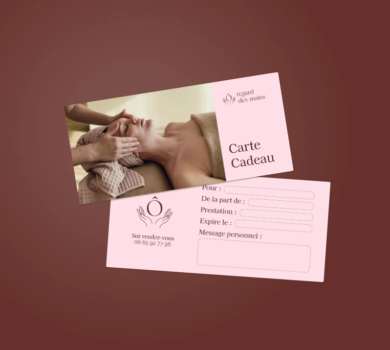 Offrez une carte cadeau à vos proche. Décidez du massage idéal pour un maximum de détente.